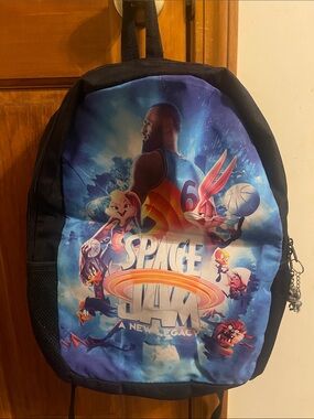 Space Jam Blue Graphic Kids' Backpack